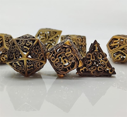 Chongtian Ular Kerongkongan Metal Dice Set Multi -Faseted Game Meja #Dnd#Rpg#Coc
