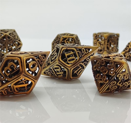 Chongtian Ular Kerongkongan Metal Dice Set Multi -Faseted Game Meja #Dnd#Rpg#Coc