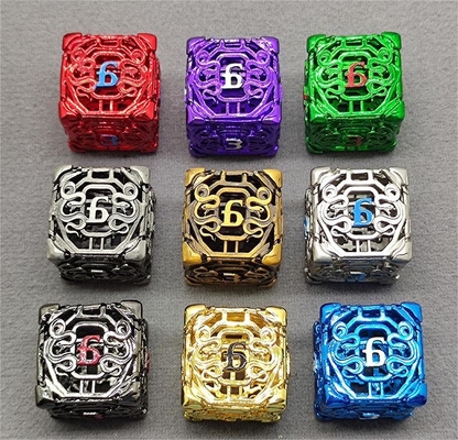Chongtian Ular Kerongkongan Metal Dice Set Multi -Faseted Game Meja #Dnd#Rpg#Coc
