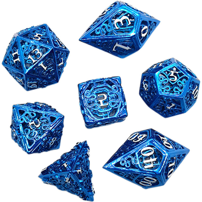 Chongtian Ular Kerongkongan Metal Dice Set Multi -Faseted Game Meja #Dnd#Rpg#Coc
