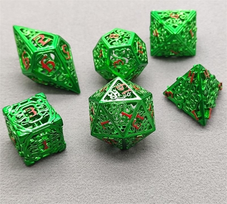 Chongtian Ular Kerongkongan Metal Dice Set Multi -Faseted Game Meja #Dnd#Rpg#Coc