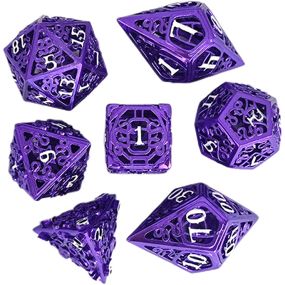 Chongtian Ular Kerongkongan Metal Dice Set Multi -Faseted Game Meja #Dnd#Rpg#Coc