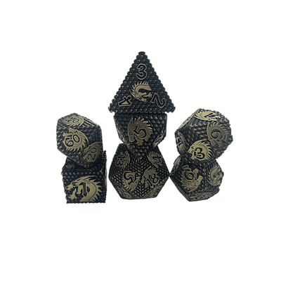 Folk -Scales Metal Dice Multi -Noodle Game Board Set#Dnd#Rpg#Coc
