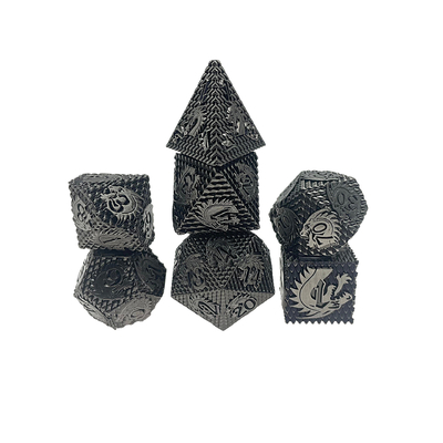 Folk -Scales Metal Dice Multi -Noodle Game Board Set#Dnd#Rpg#Coc