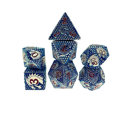Folk -Scales Metal Dice Multi -Noodle Game Board Set#Dnd#Rpg#Coc