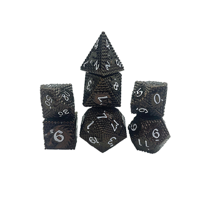 Folk -Scales Metal Dice Multi -Noodle Game Board Set#Dnd#Rpg#Coc