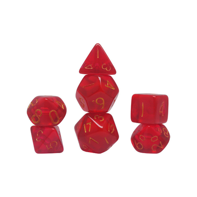 Candi warna resin alami karakter bermain dadu set dnd dadu