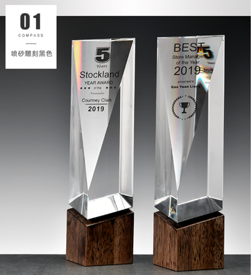 Trophy resin khusus yang dipersonalisasi