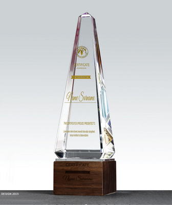 Trophy resin khusus yang dipersonalisasi