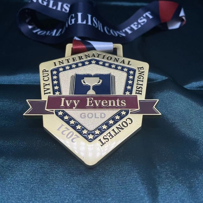 Medali Logam Maraton Untuk Kesempatan Dan Acara Logam Lapel Pin Menghilang Tahan