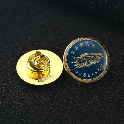 Gold Color Metal Badge 2.5cm 2.8cm 3cm Metal Brooch