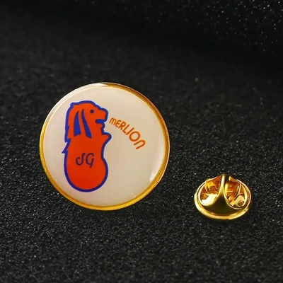 Gold Color Metal Badge 2.5cm 2.8cm 3cm Metal Brooch