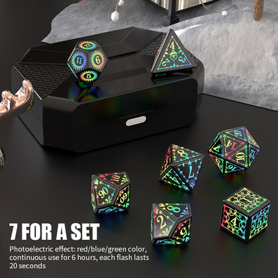 Christmas Elements LED Game Dice Set Dragon Dan Dungeon