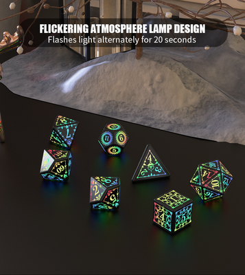 Christmas Elements LED Game Dice Set Dragon Dan Dungeon