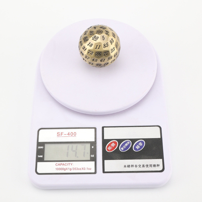 Berwarna Solid 100D Metal Dice Set Dungeon dan Dragon DND # RPG # COC