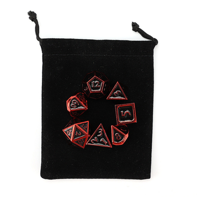 Custom metal solid dice D20 game D &amp; D polyhedron DND dadu set RPG dadu