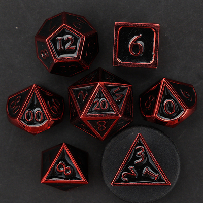 Custom metal solid dice D20 game D &amp; D polyhedron DND dadu set RPG dadu