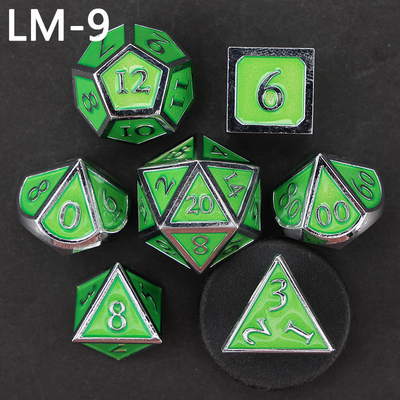 Custom metal solid dice D20 game D &amp; D polyhedron DND dadu set RPG dadu
