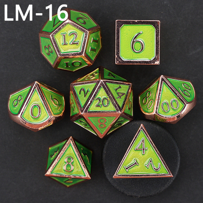 Custom metal solid dice D20 game D &amp; D polyhedron DND dadu set RPG dadu