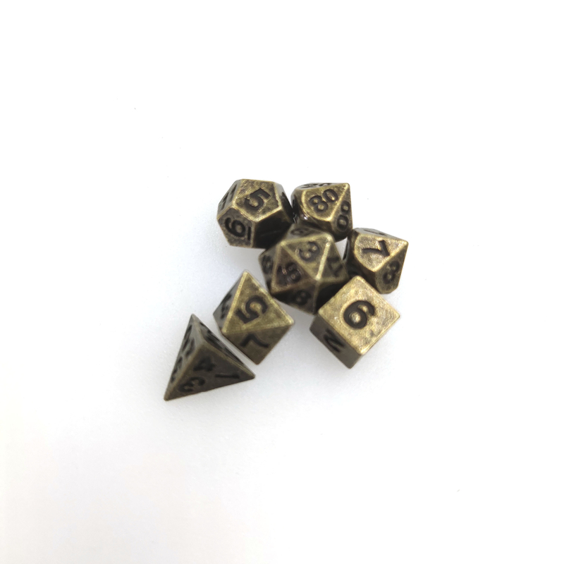 Custom Warna Plastik Mini Polyhedral Dice Set Untuk Hadiah Dan Koleksi