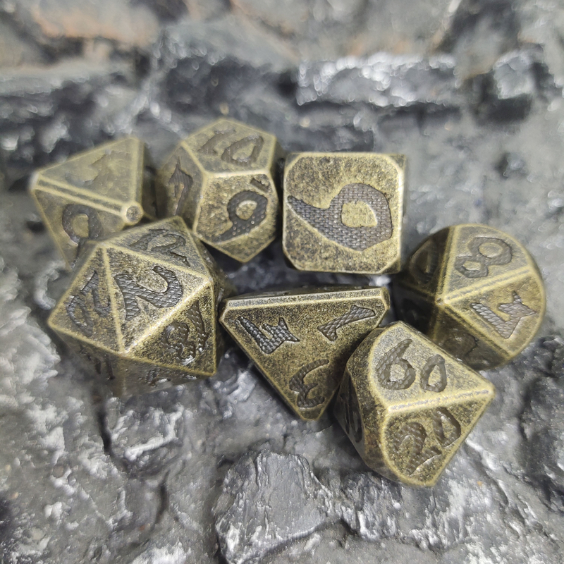 Dadu Berwarna Polyhedral Set Penggilingan Manual Praktis Serbaguna Tahan Ujung Tajam