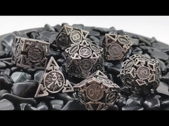 panah dadu logam berongga DND naga dan dungeon COC