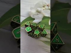 Permainan dadu logam mini/Running Group dan permainan papan lainnya untuk permainan papan Multi-face dice DND RPG
