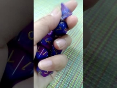 Pola marmer set dadu resin warna poli#rpg#dnd#coc